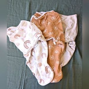 Set of 3 - aden + anais Velcro Swaddles - Gender Neutral